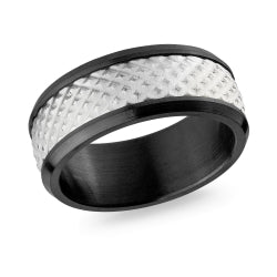 Jonc Malo Mardini tantalum et 10kt