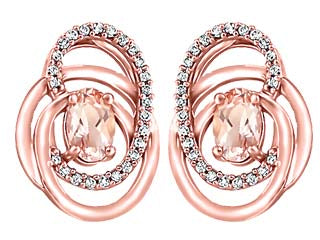 Boucle avec morganite