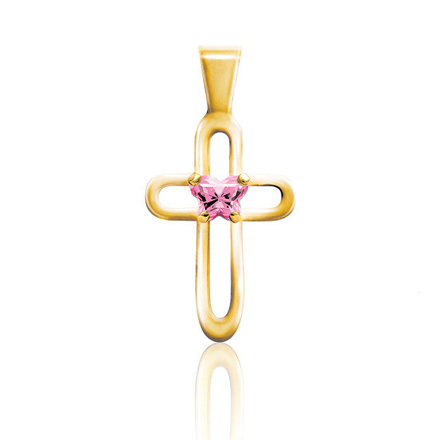 Croix en or Bfly