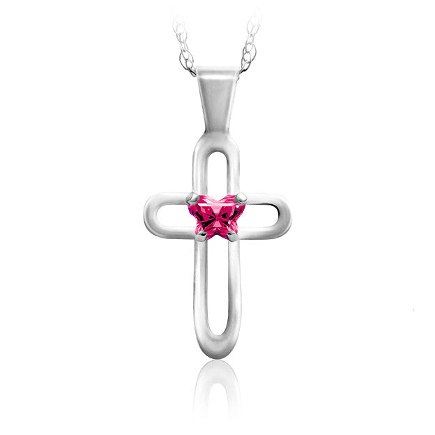 Croix en argent Bfly