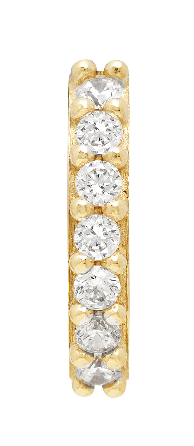 Boucles huggies a cubic F32-F33-F34
