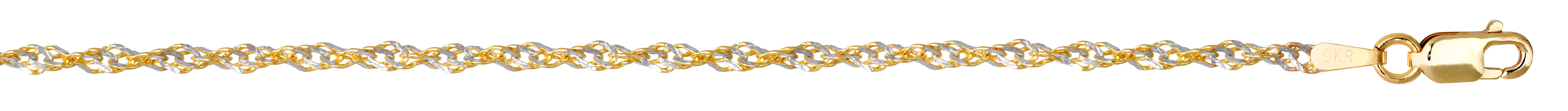 Bracelet ou chaine cheville 2 tons F82-F83