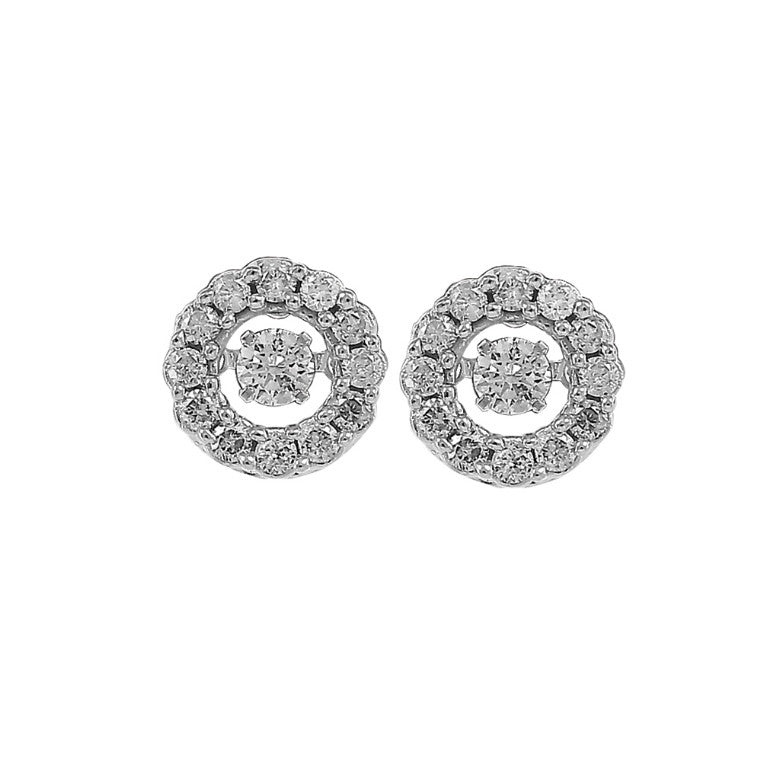 Boucles à diamant ''Love in Motion''