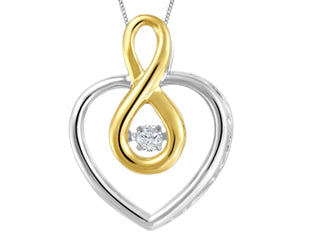 Pendentif diamant qui danse FIG2526P05