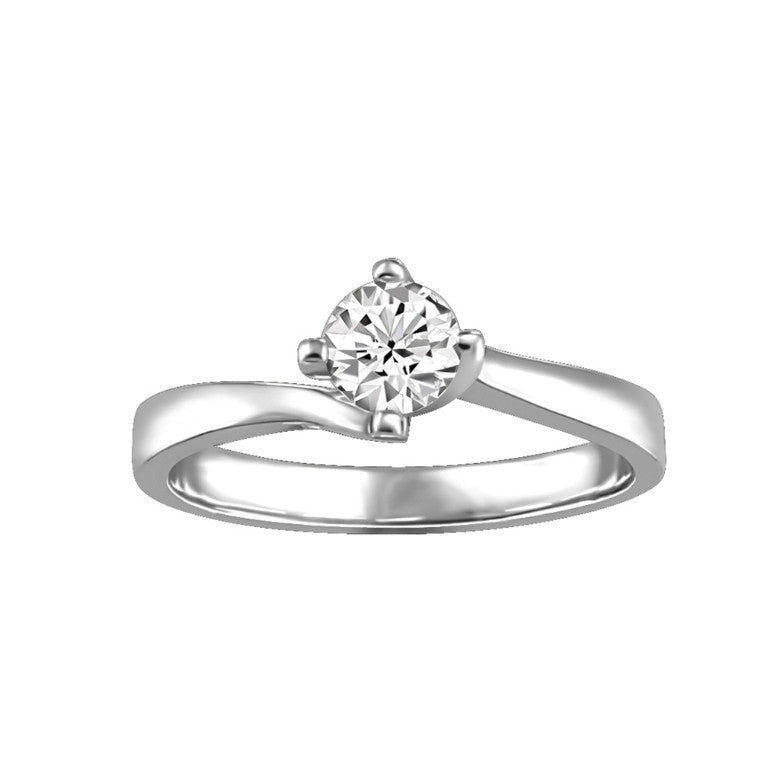 Bague solitaire à diamant