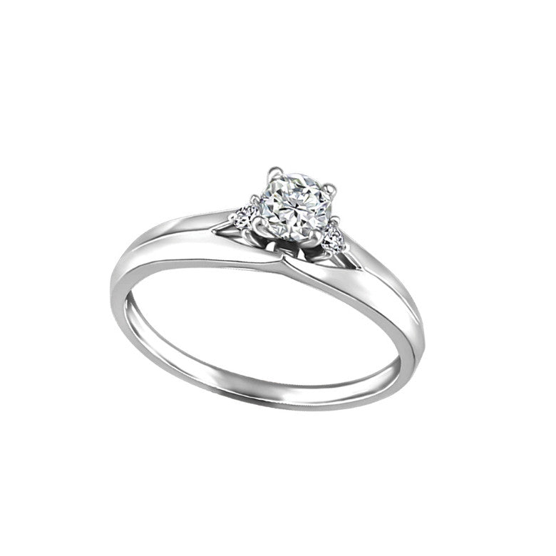 Bague solitaire à diamant