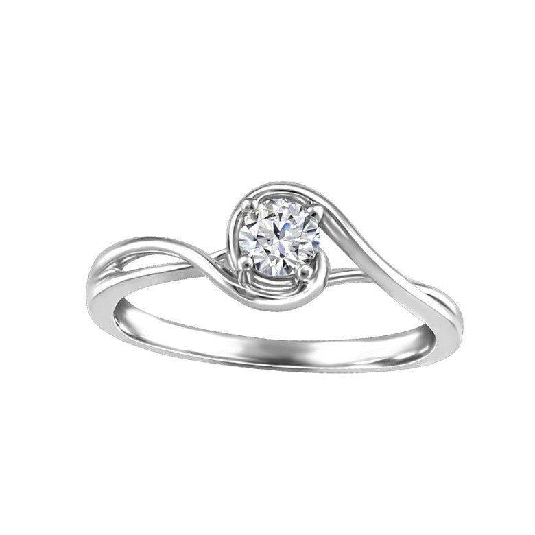 Bague solitaire à diamant