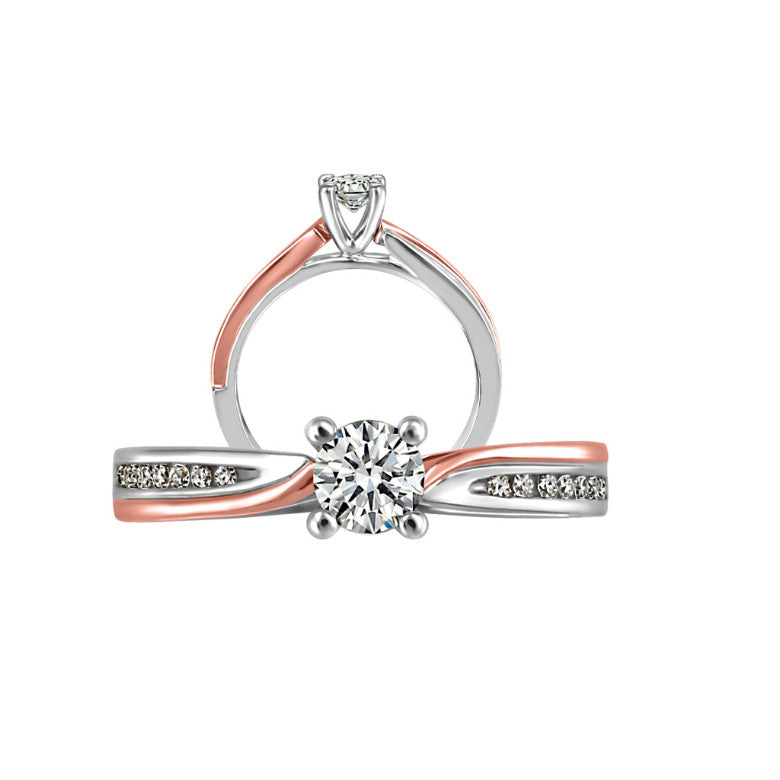 Bague solitaire à diamant