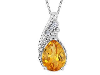 Chaine et pendentif Topaze bleu G2979P/BT