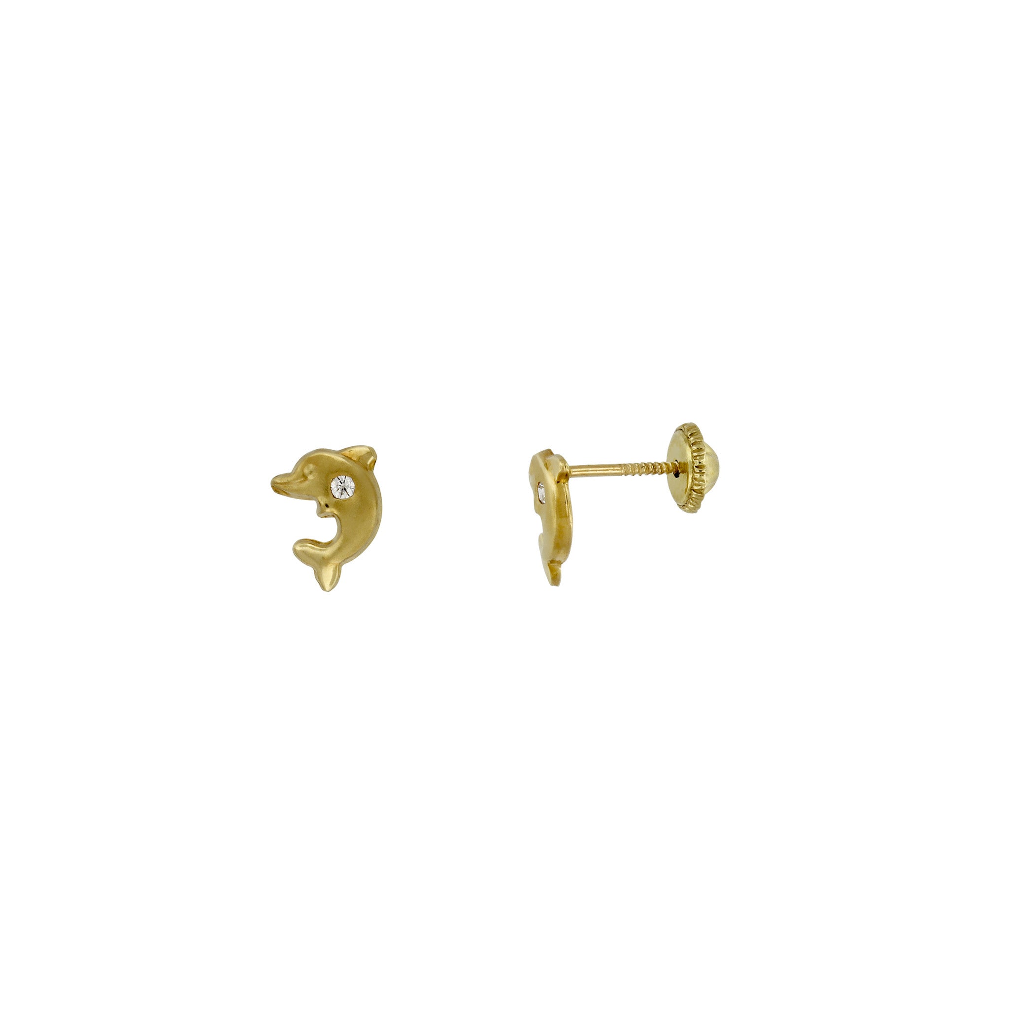 Boucle d'oreille Flora en or