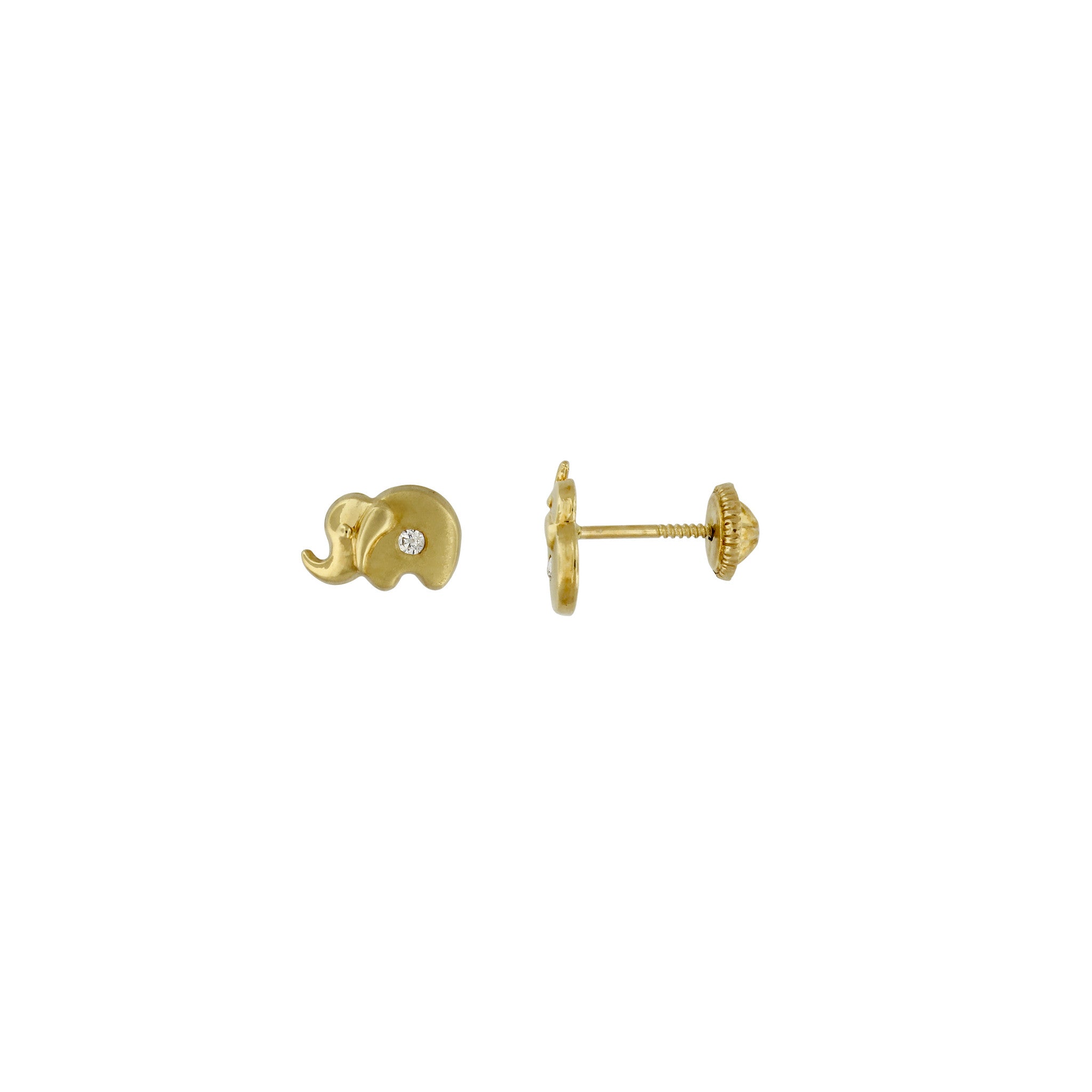 Boucle d'oreille Flora en or
