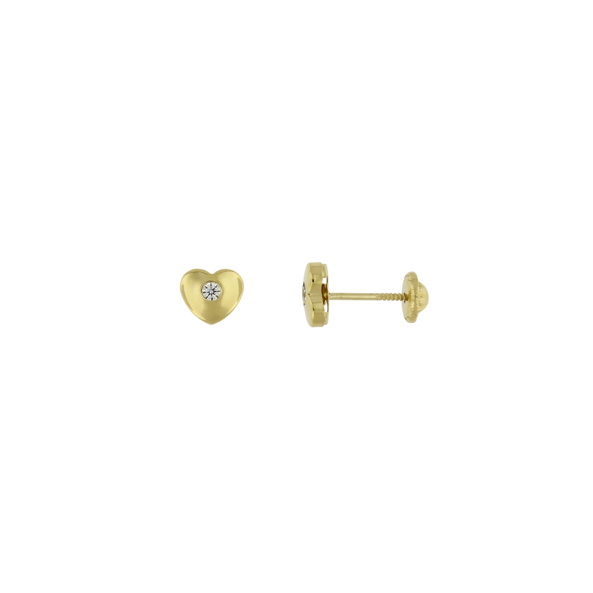 Boucle d'oreille Flora en or