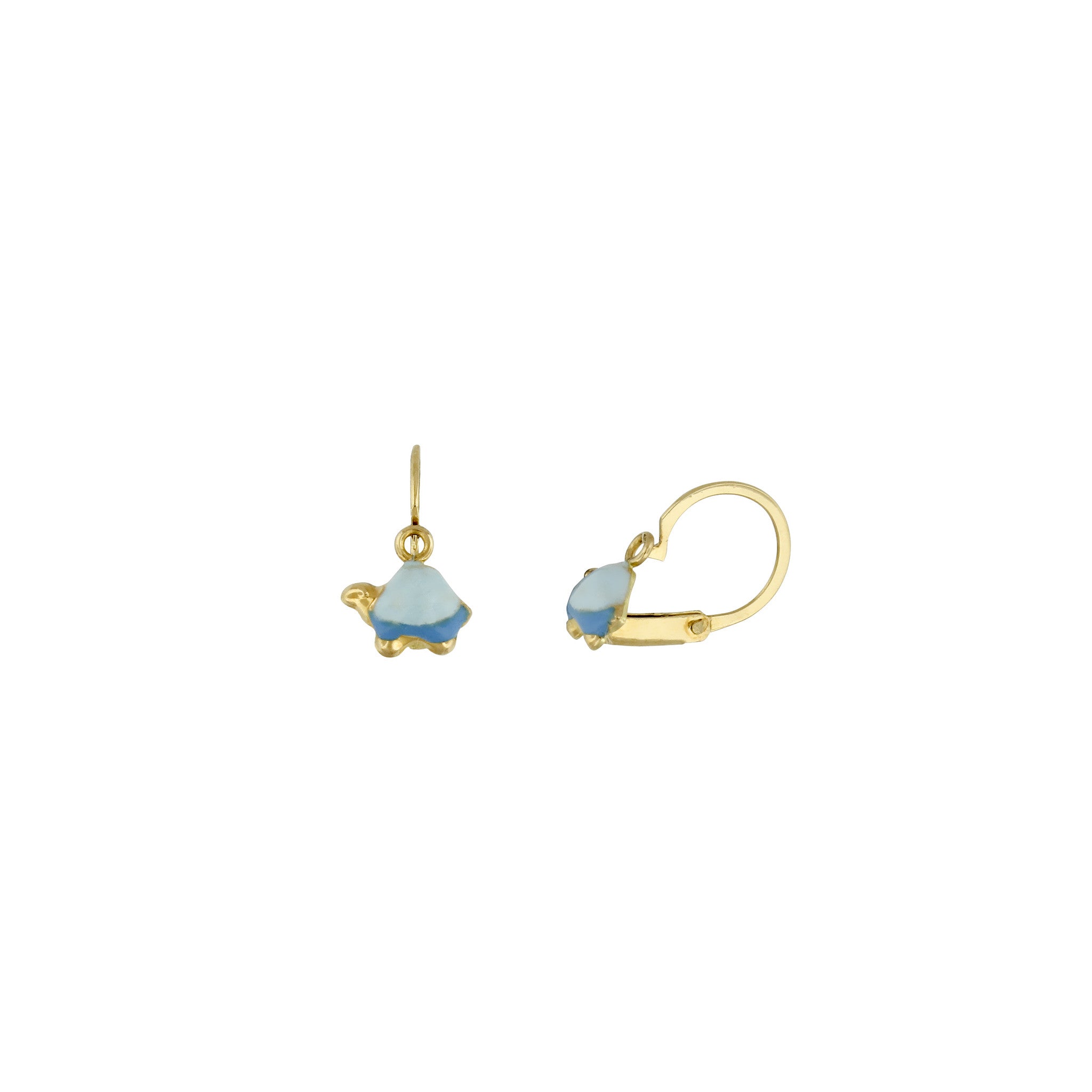 Boucle d'oreille française Flora