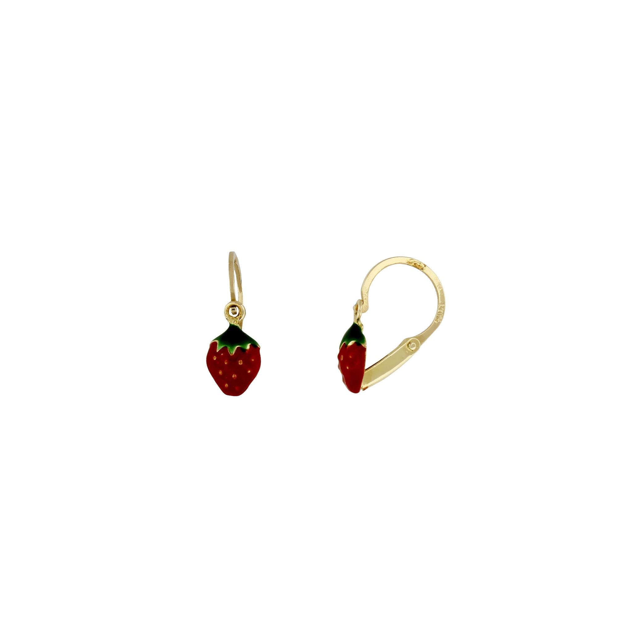 Boucle d'oreille française Flora
