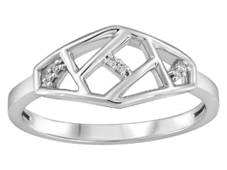 Bague en or blanc