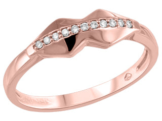Bague or rose
