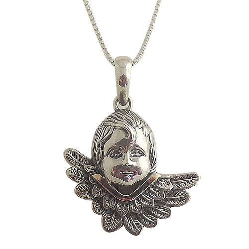 Pendentif Urne en argent et or 18kt