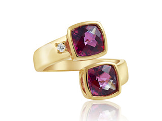 Bague avec pierres de Swarovski